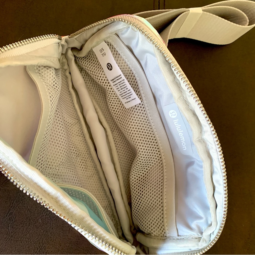 lululemon athletica Iridescent Holographic Crossbody Pouch - Pink/Blue/Purple - Picture 9 of 10
